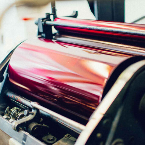 Feinste Druckprodukte mit individuellem Charakter. Farbwerk Original Heidelberger Tiegel