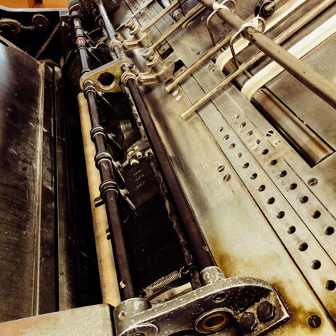 Italienische Buchdruckmaschine